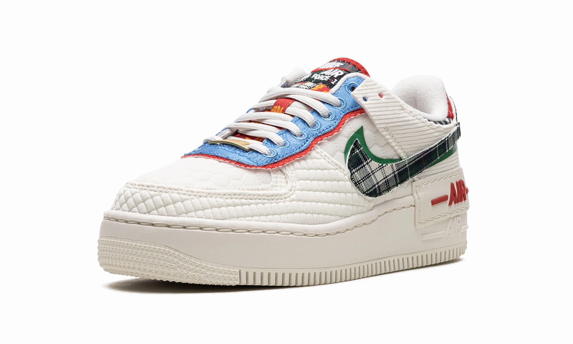NIKE AIR FORCE 1 SHADO WMNS "Multi-Material" Port Walk Travel Must