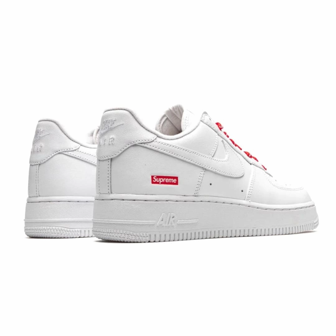 Active Steps Nike Air Force 1 Supreme Low Box Logo White Sale