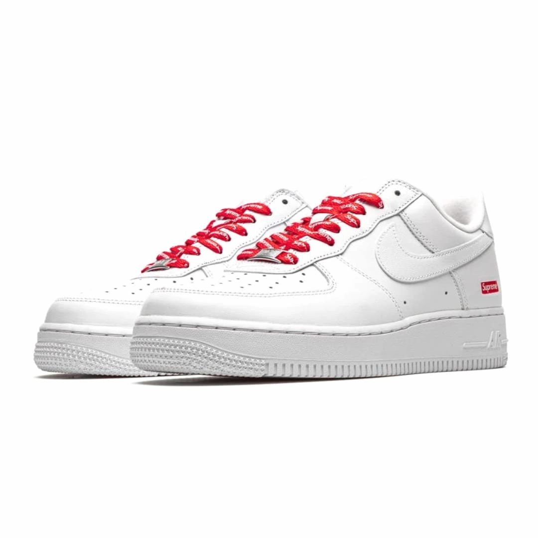 Low Impact Any Day Nike Air Force 1 Supreme Low Box Logo White Sale