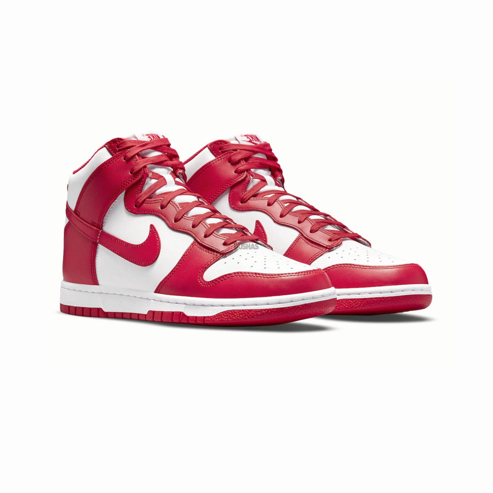 indoor mode Nike Dunk High 'Championship White Red' GS (2022)