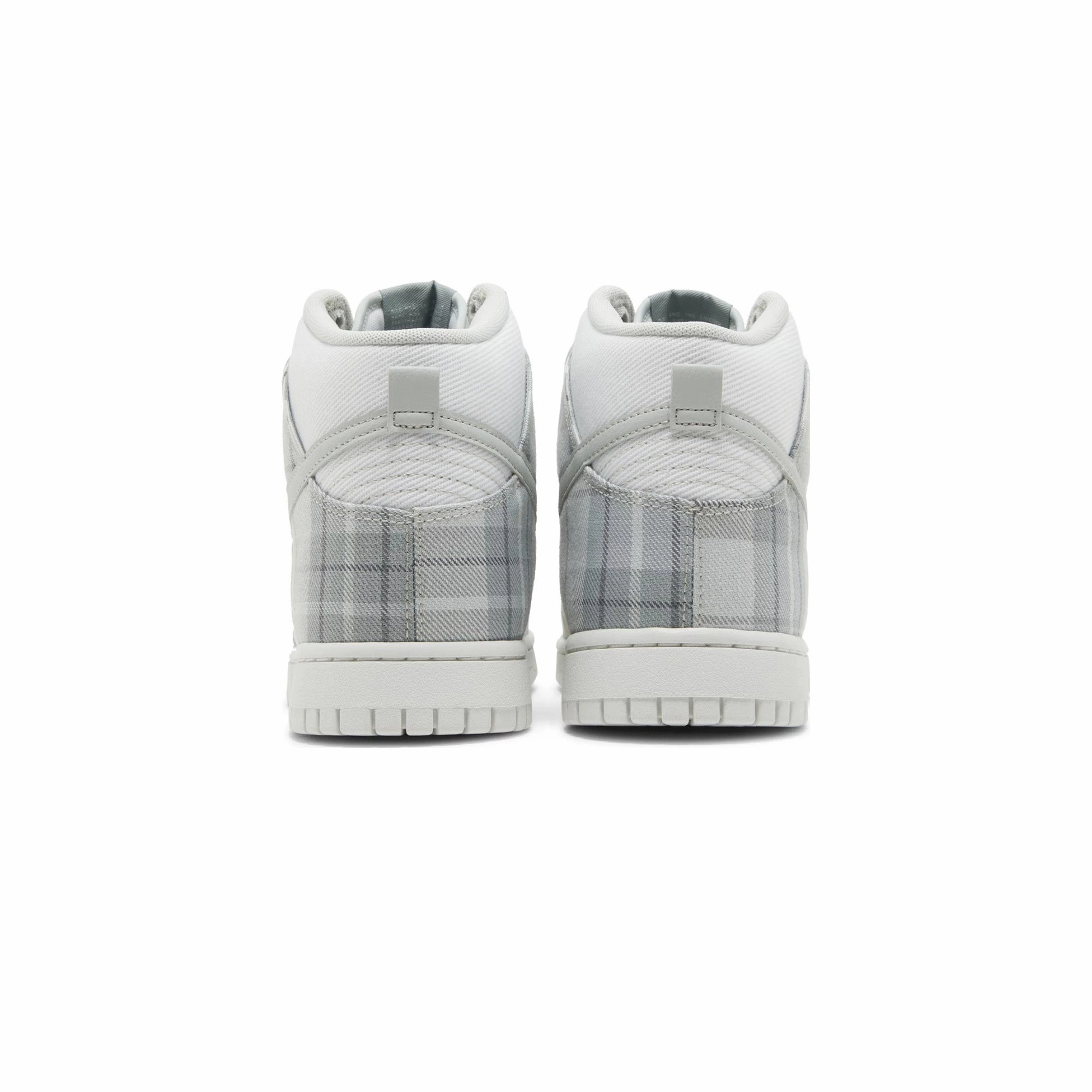 Nike Dunk High SE 'Tartan Plaid White Light Green' (2023) Comfy Walking