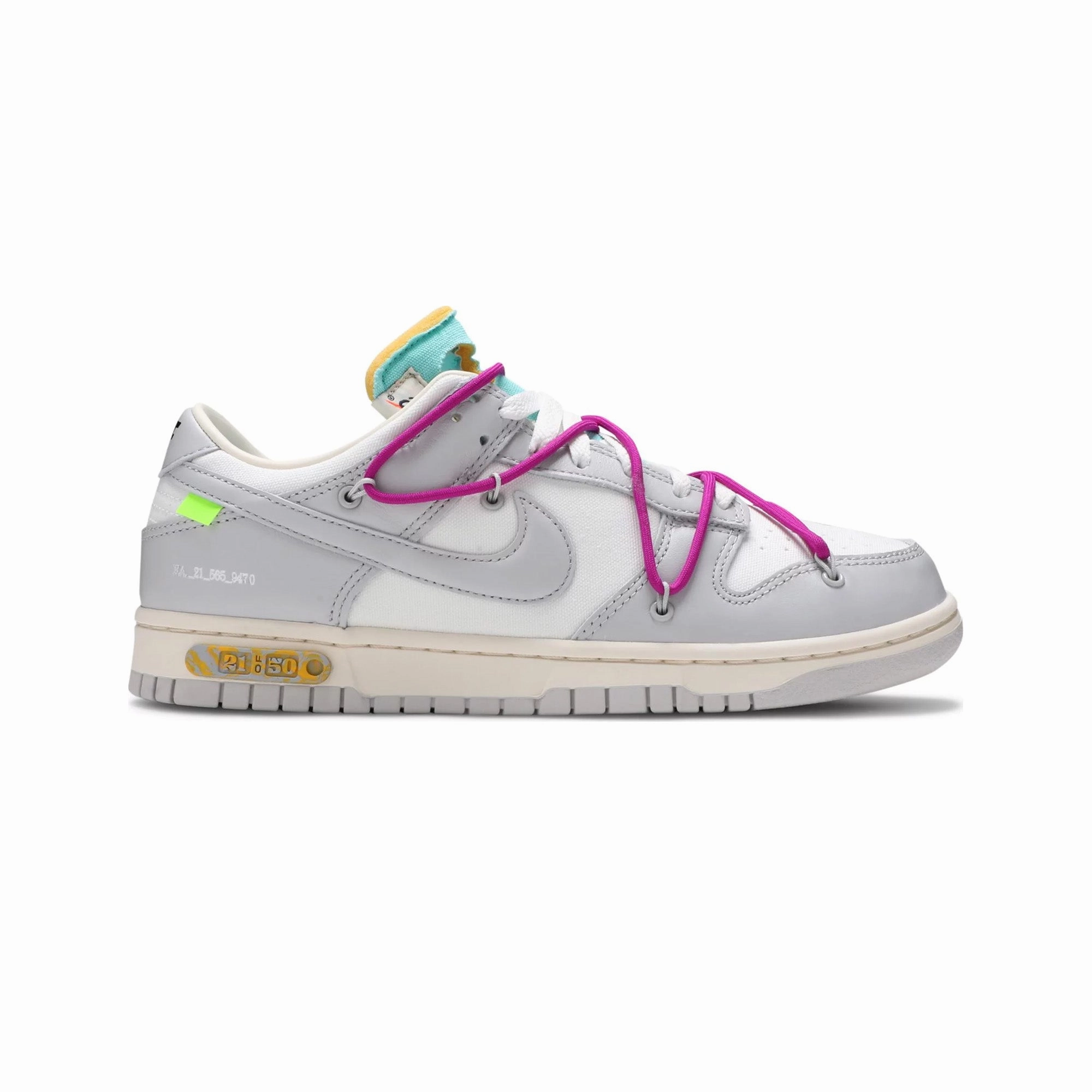 Walk Gear Nike Dunk Low' Off-White Lot 45' (2021)