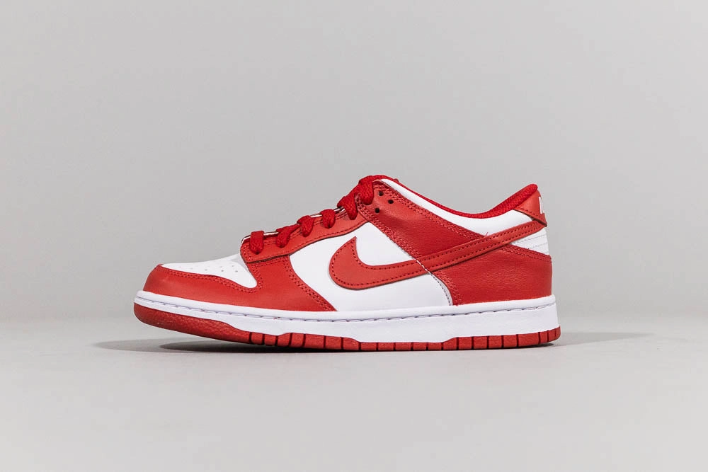 City Hike Nike Dunk Low 'White and University Red' (GS)