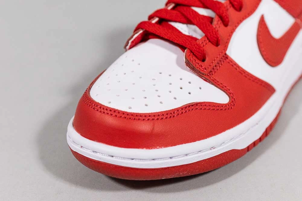 Relaxed Vibe Nike Dunk Low 'White and University Red' (GS)
