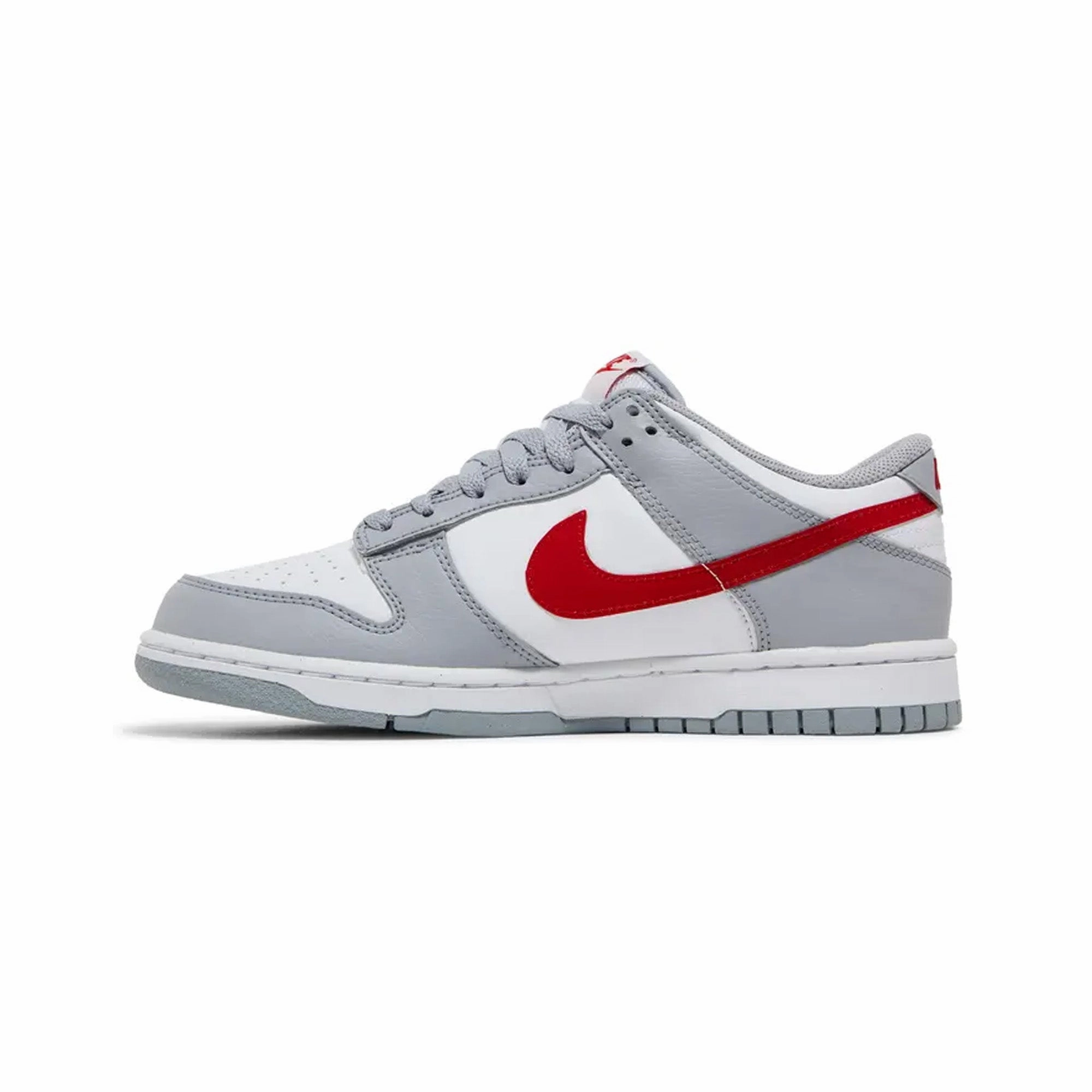 Nike Dunk Low 'White Grey Red' GS (2022) Fitness Ready