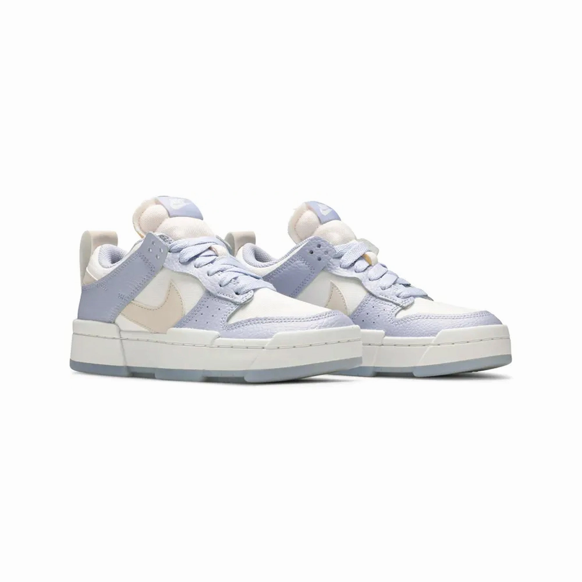 Nike Dunk Low Disrupt 'Summit White Ghost' W (2020) Blue Sky Embroidered design