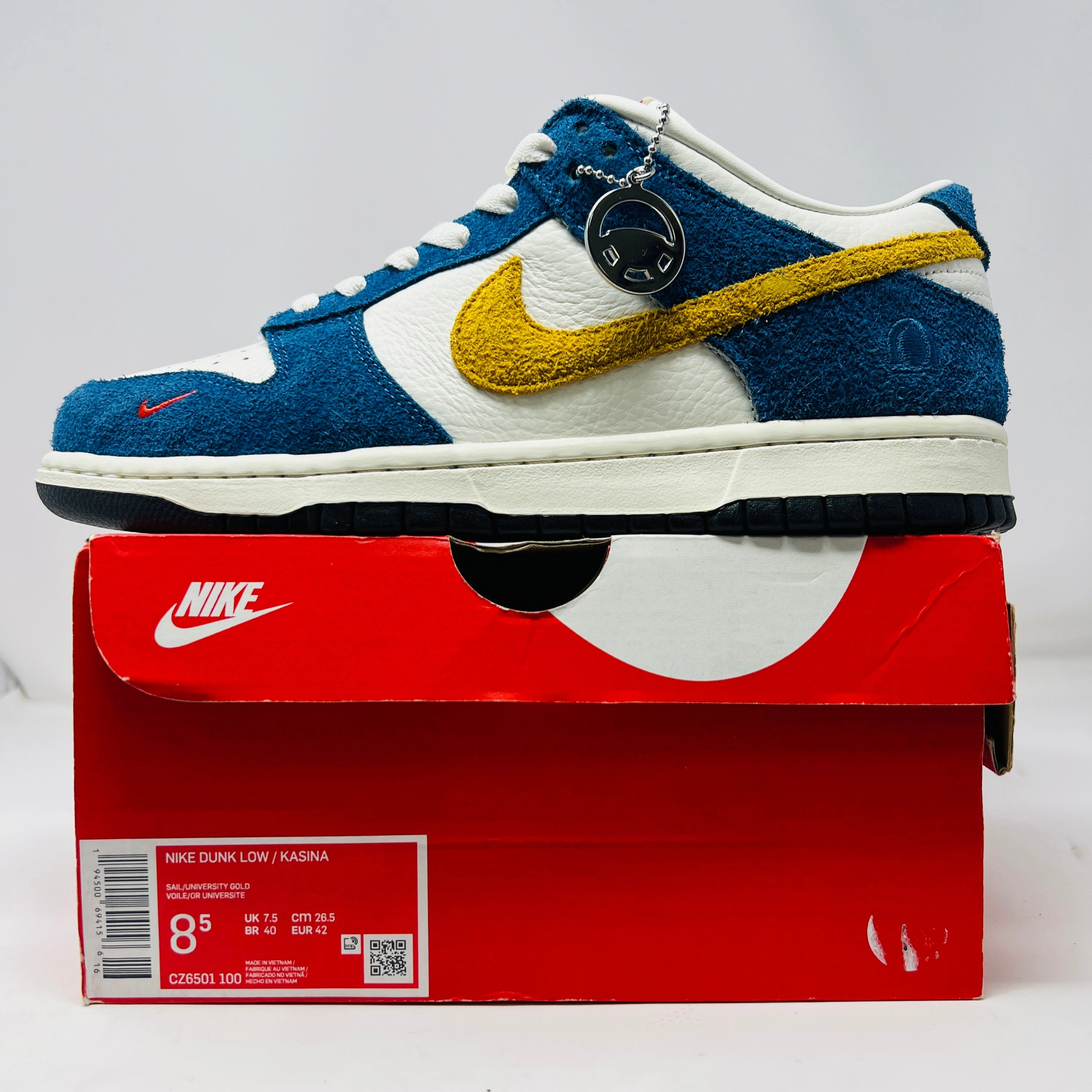 Nike Dunk Low Kasina Industrial Blue Wood Hike Comfortable Foot