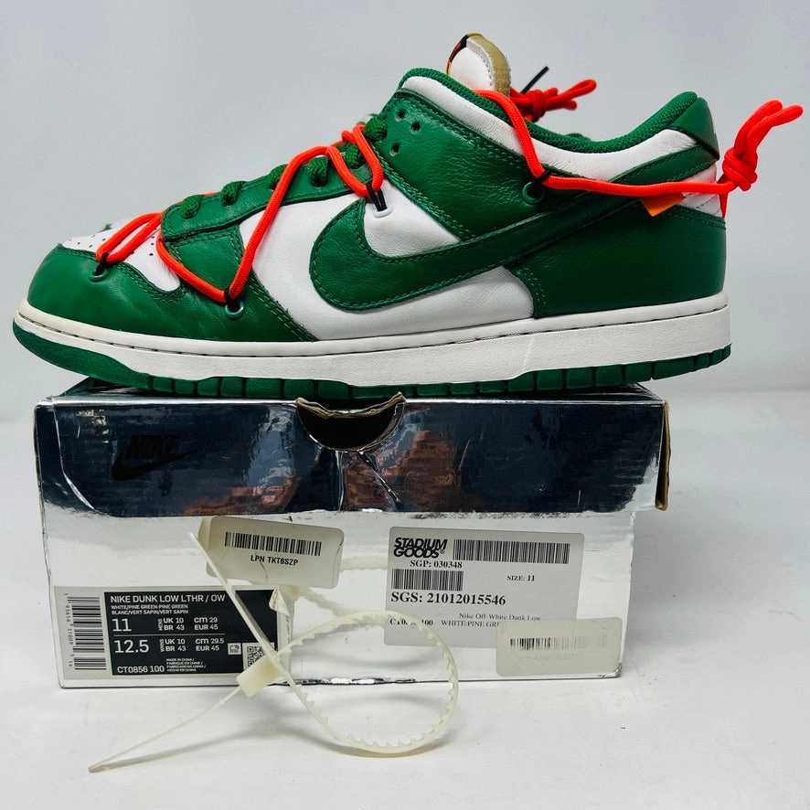 Nike Dunk Low Off-White Pine Green warm weather