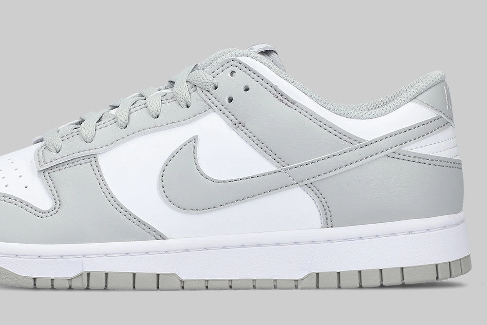 High Step Nike Dunk Low Retro 'White and Light Smoke Grey'