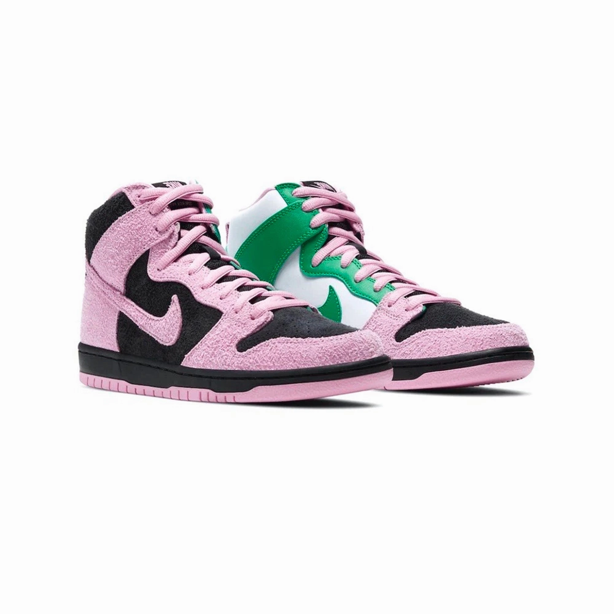 Practical Walk Quiet Footprint Nike SB Dunk High 'Invert Celtics' (2020)
