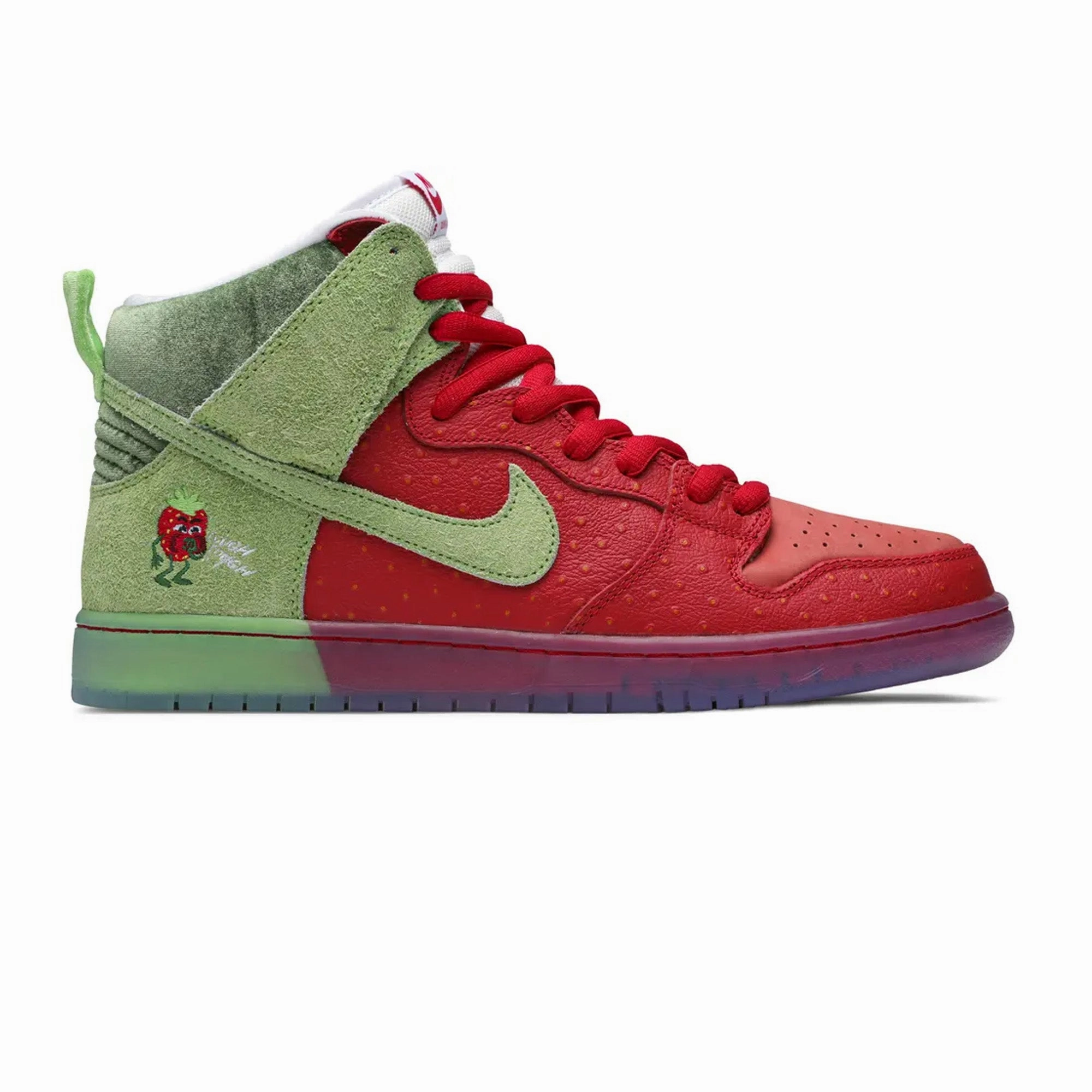 Clean Touch Comfortable Walk Nike SB Dunk High 'Strawberry Cough' (2021)