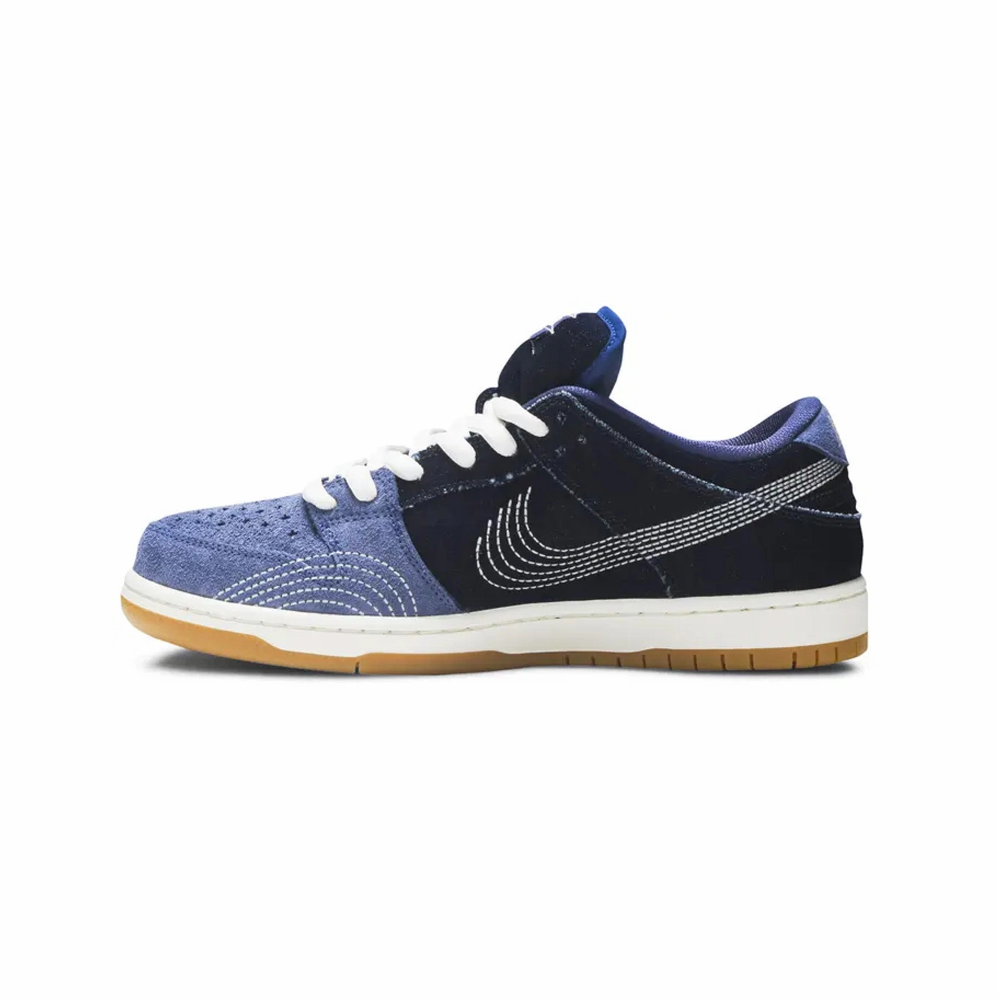 Nike SB Dunk Low 'Denim Sashiko' Wind Jog Foot Shape