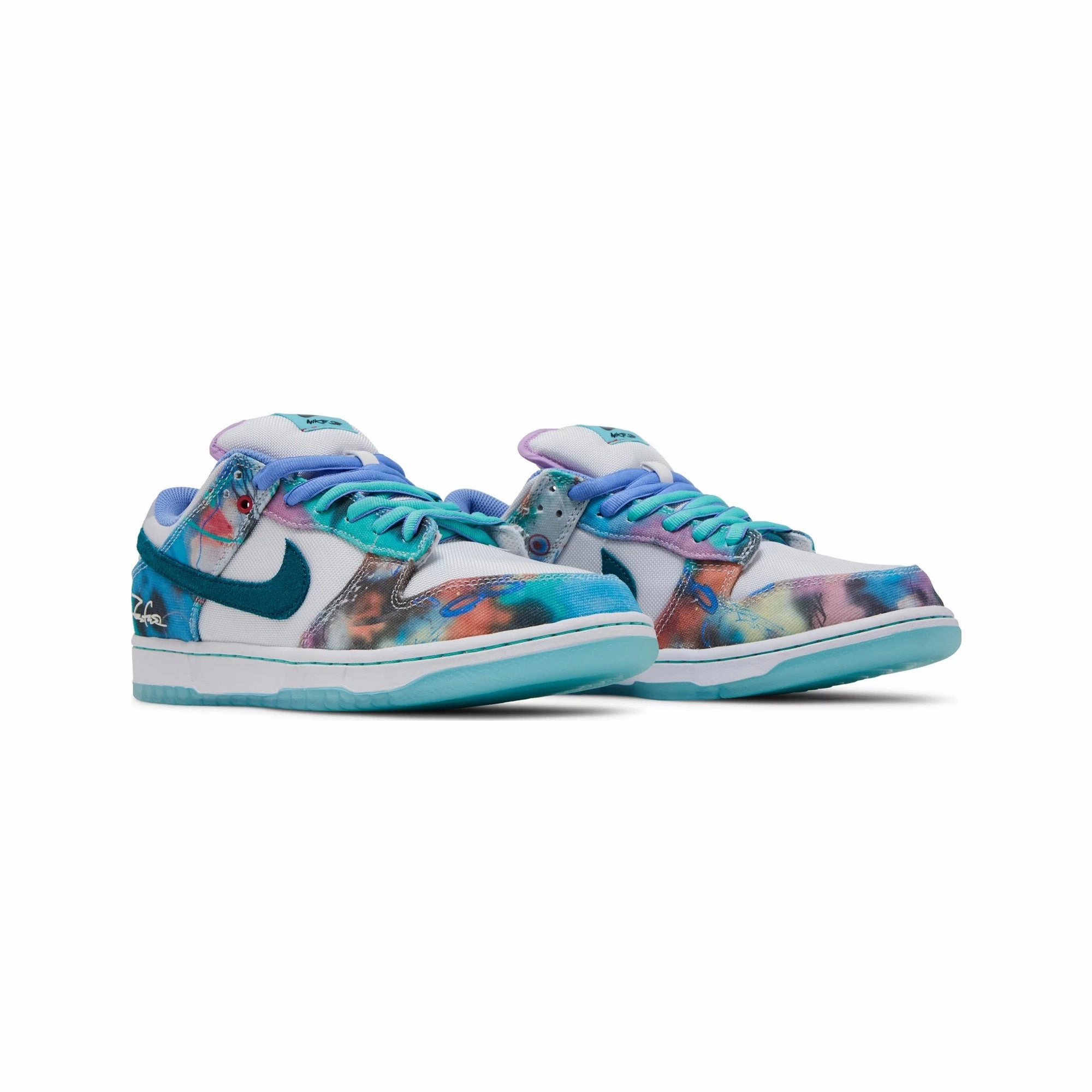Nike SB Dunk Low Futura Laboratories 'Bleached Aqua' (2024) Comfortable Arch Cushion