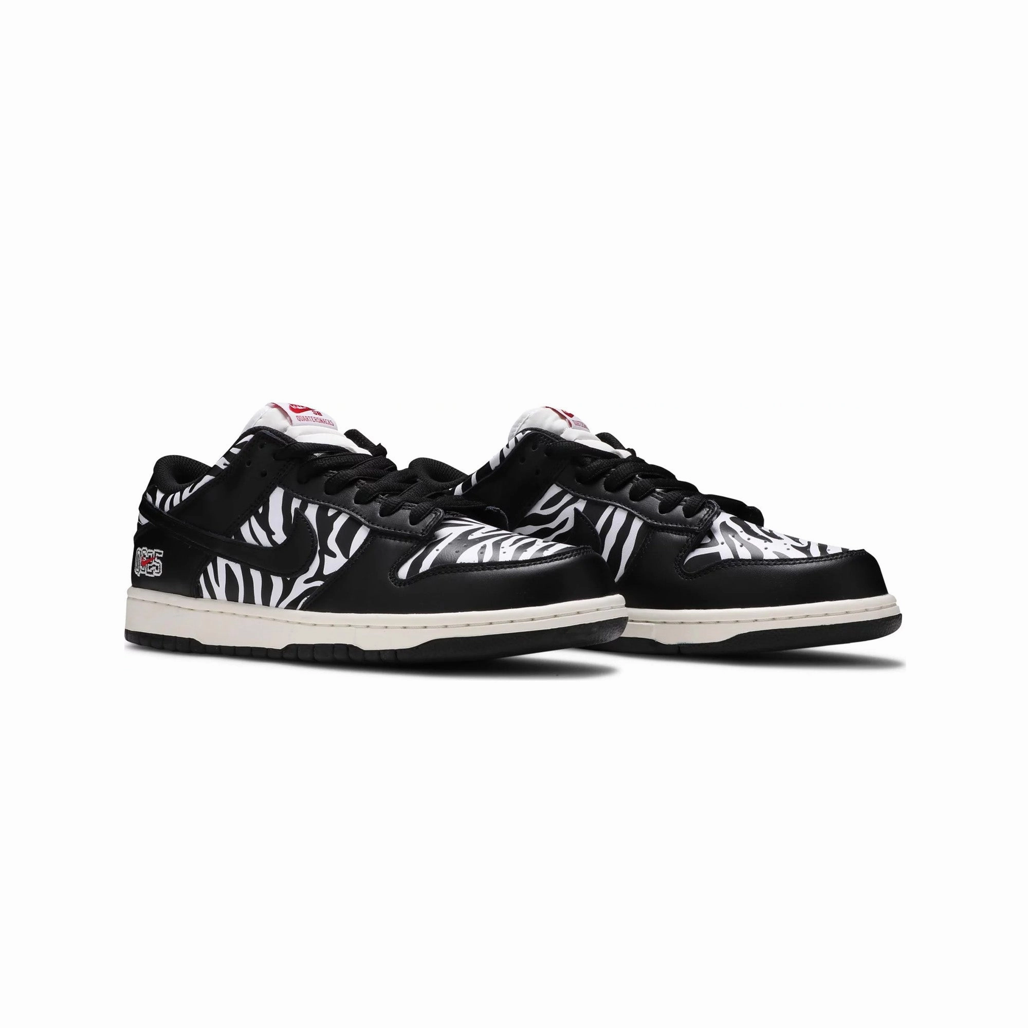 Nike SB Dunk Low OG QS 'Quartersnacks Zebra' (2021) Water   Resistant Chic Walk