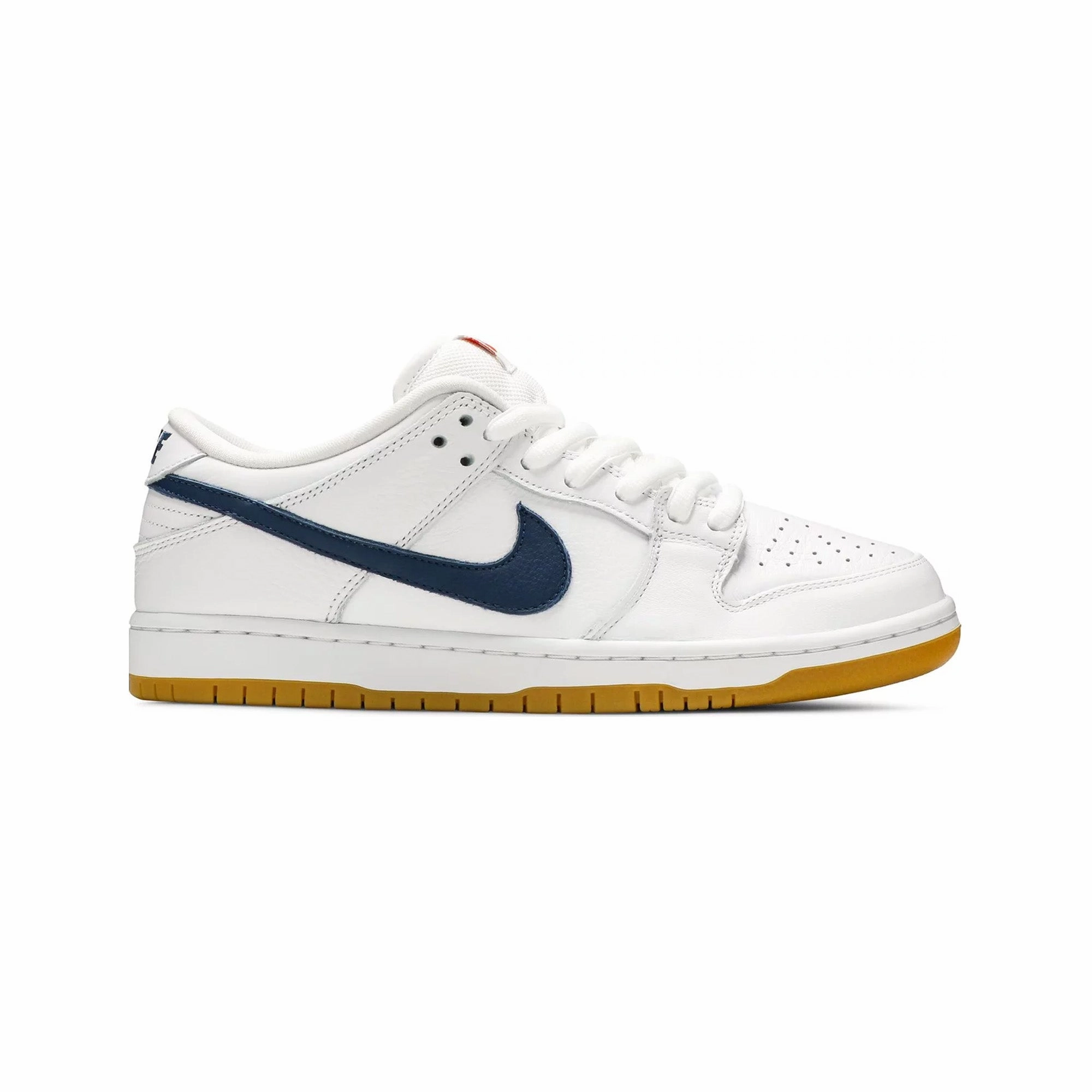 Nike SB Dunk Low Orange Label 'White Navy' (2021) Seamless construction