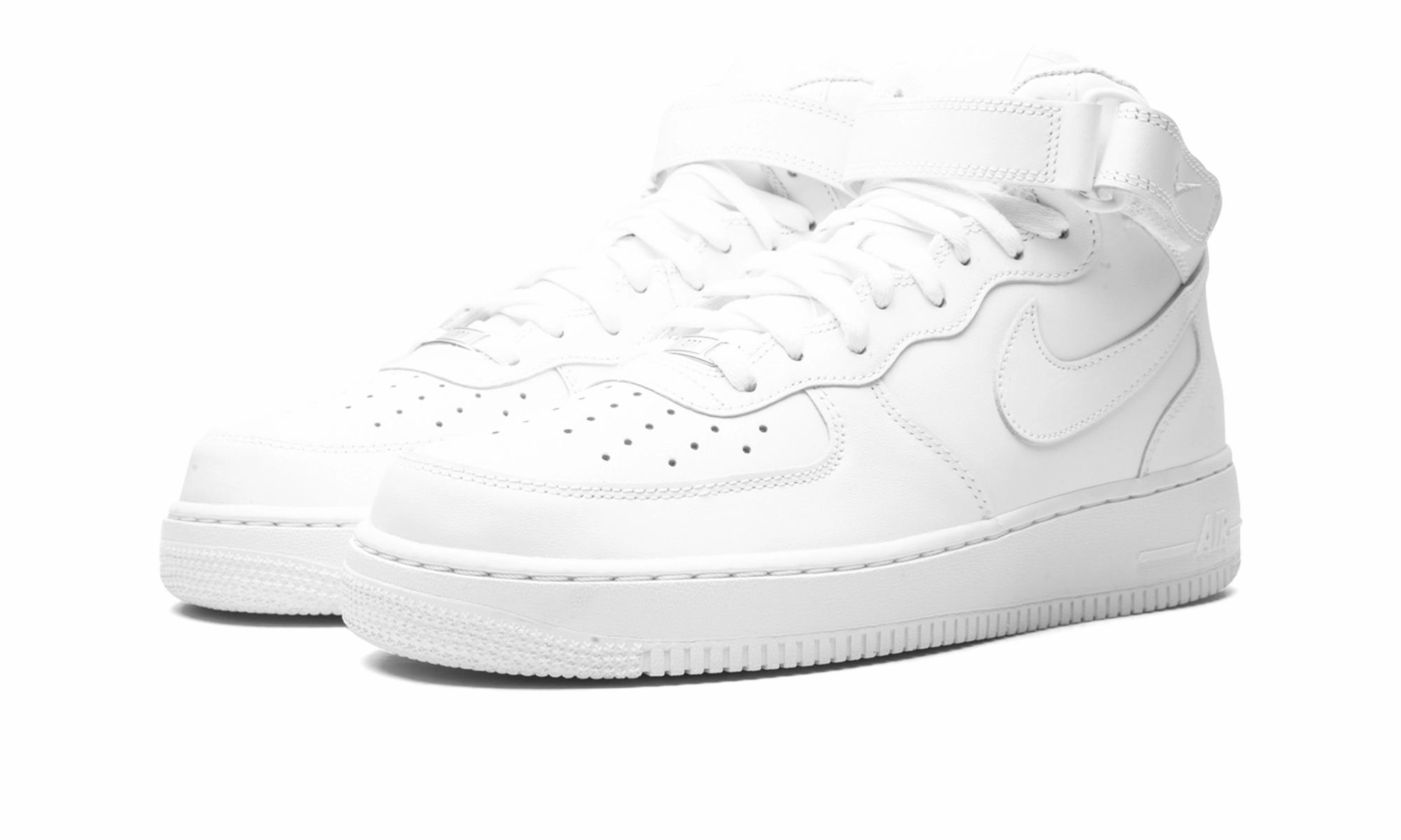 Cushion Points Air Force 1 Mid '07 "Triple White"