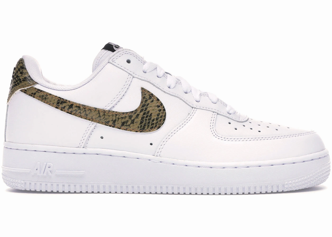 Non-slip Fit Harbor Run Nike Air Force 1 Low Retro Ivory Snake