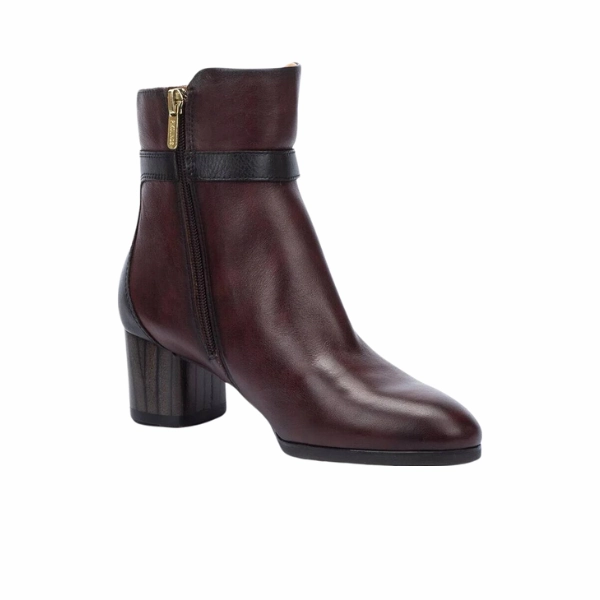 Pikolino Womens Calafat Dark Brown Breathable Snowy Path Bold Heel