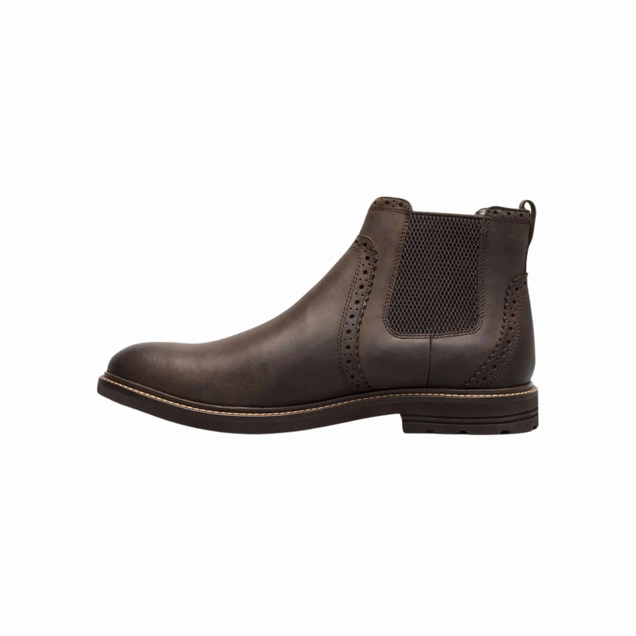 Non Toxic Materials Nunn Bush Men's Otis II Plain Toe Chelsea Boots - Brown
