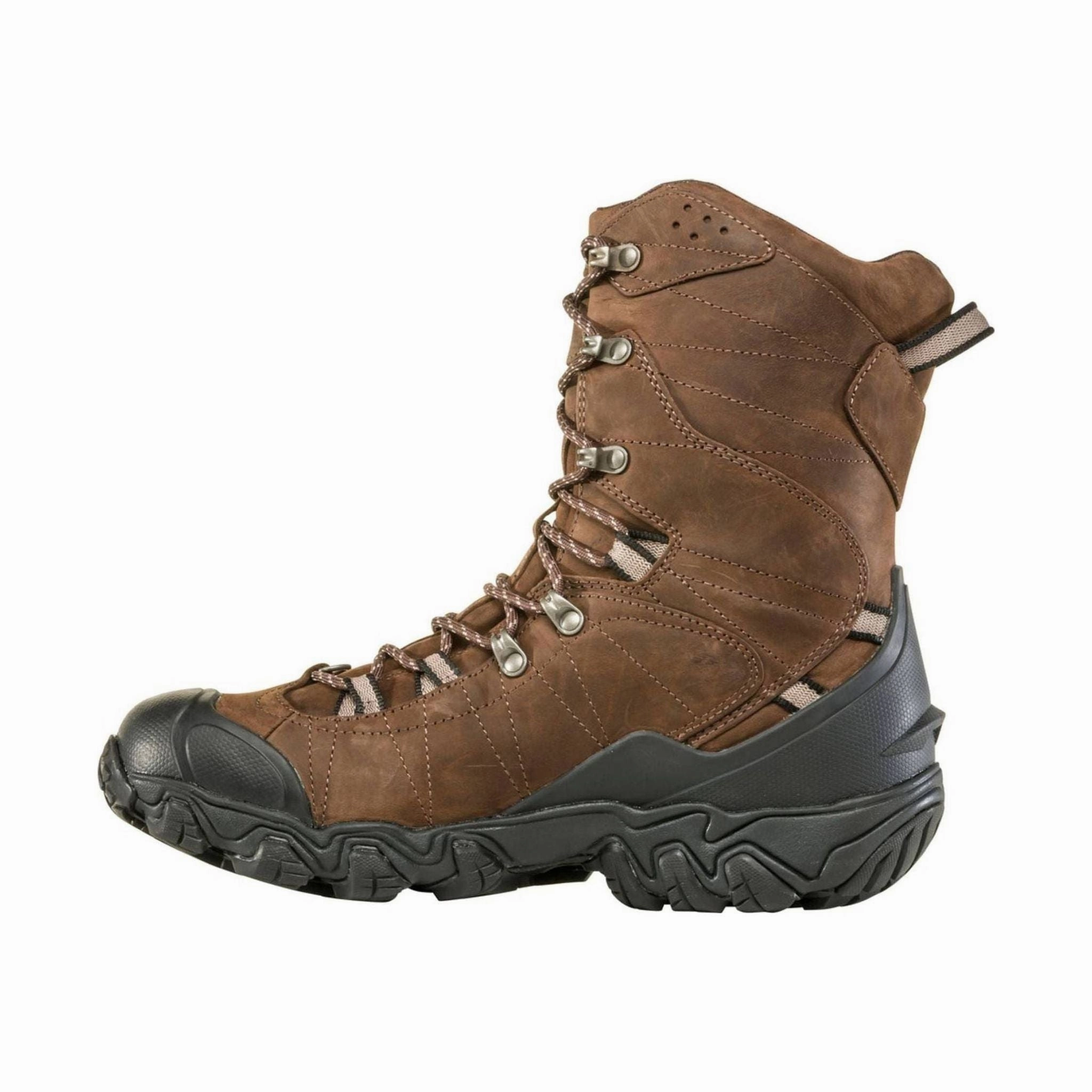 Premium Material Oboz Men's Bridger 10 Inch Insulated Waterproof Winter Boot - Bark
