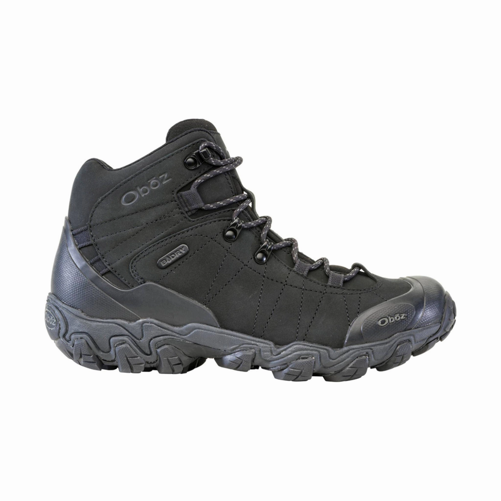 Everyday Walk Oboz Men's Bridger Mid Waterproof Hiking Boot - Black Sea