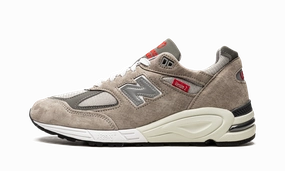 Made in US 990 v2 "Grey / Red" Enhanced Ankle Support Bounce Back