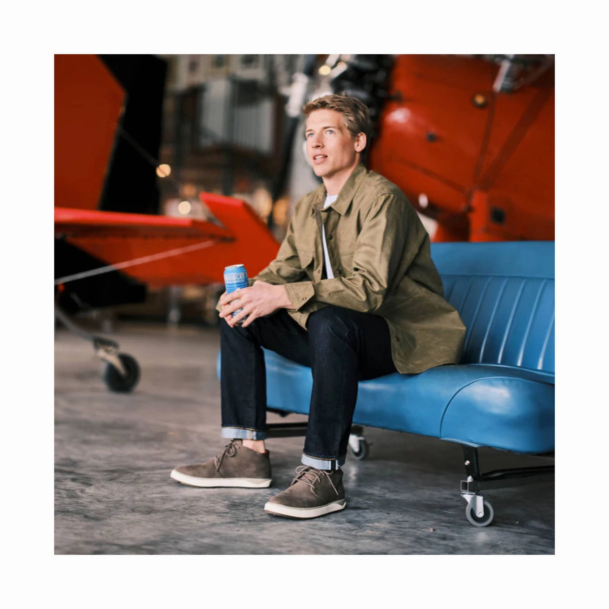 Insulated Rainy Days Olukai Men's Papaku'Ili Nubuck Leather Boots - Mustang