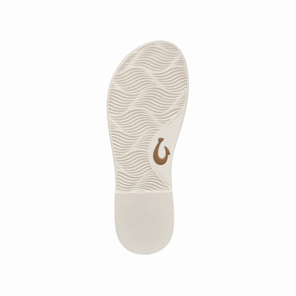 Wide Strap Cafe Stop Olukai Women's Lai TBar White Sand