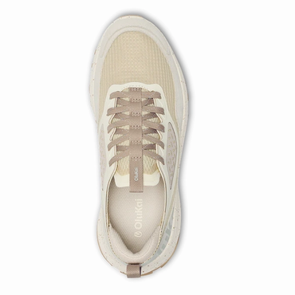 Olukai Women's Makiki Lava White Sand Carbon Fiber