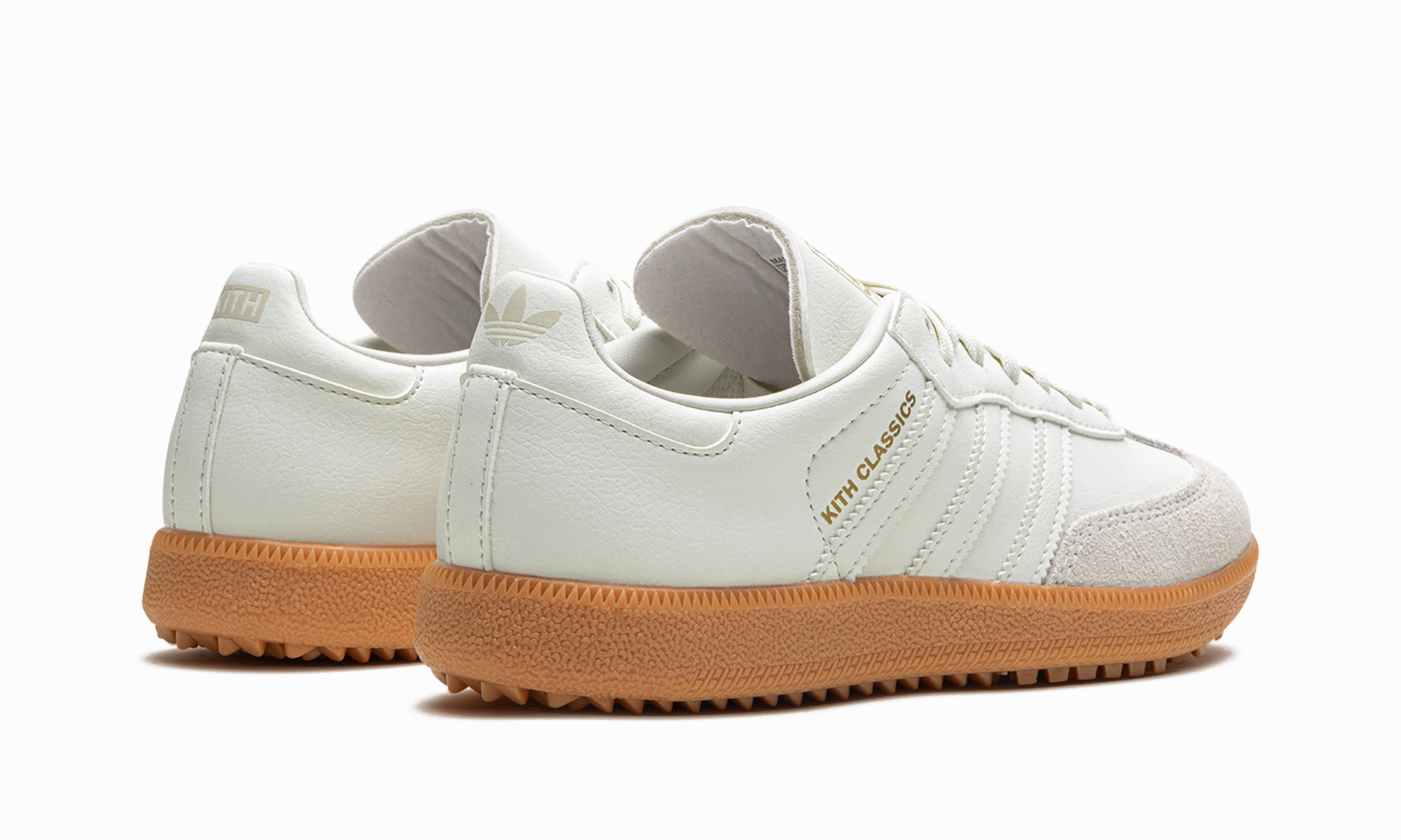 Samba Golf "Kith - White / Gum" Every Step
