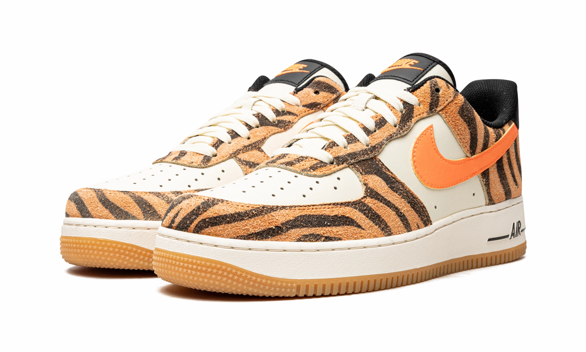 Air Force 1 '07 PRM "Daktari Stripes" Coffee Walk Built Soft