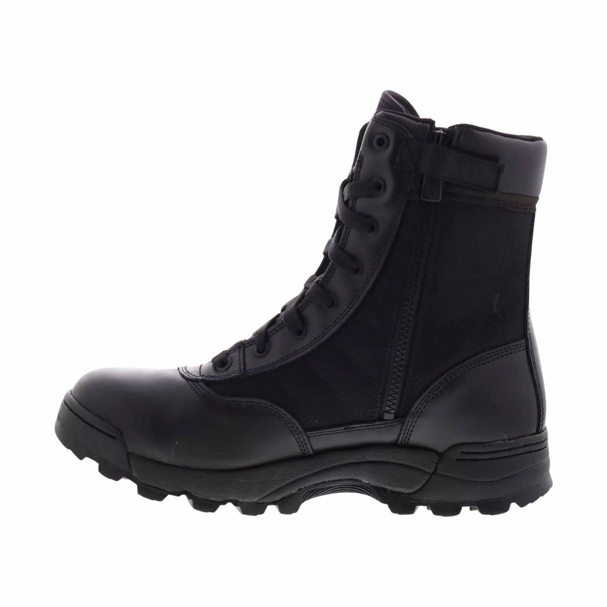 Well   Made Original Footwear Men's S.W.A.T Classic 9 Inch Side Zip EN Tactical Work Boots - Black