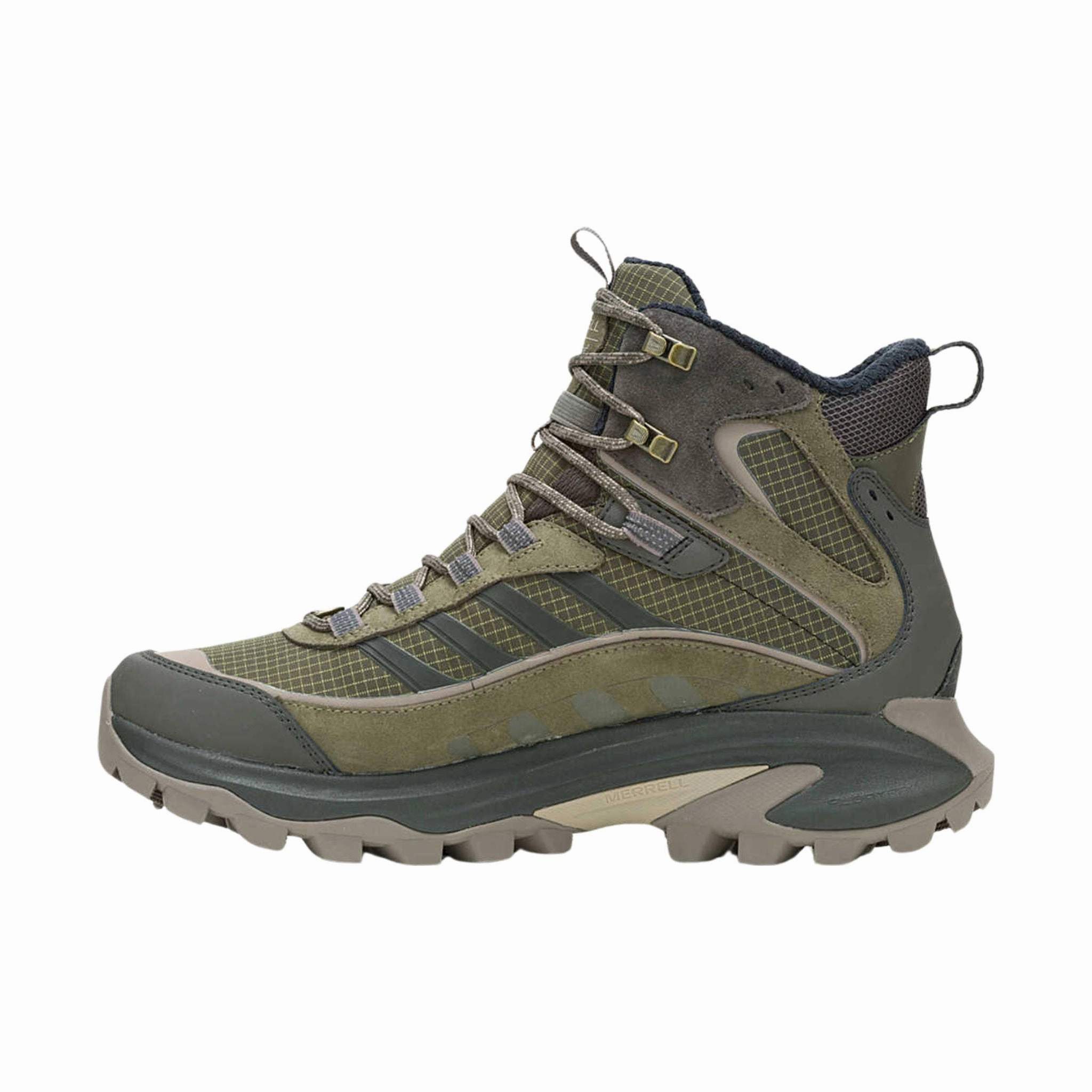 Merrell Men's Moab Speed 2 Thermo Mid Waterproof Boots - Olive Bold Design