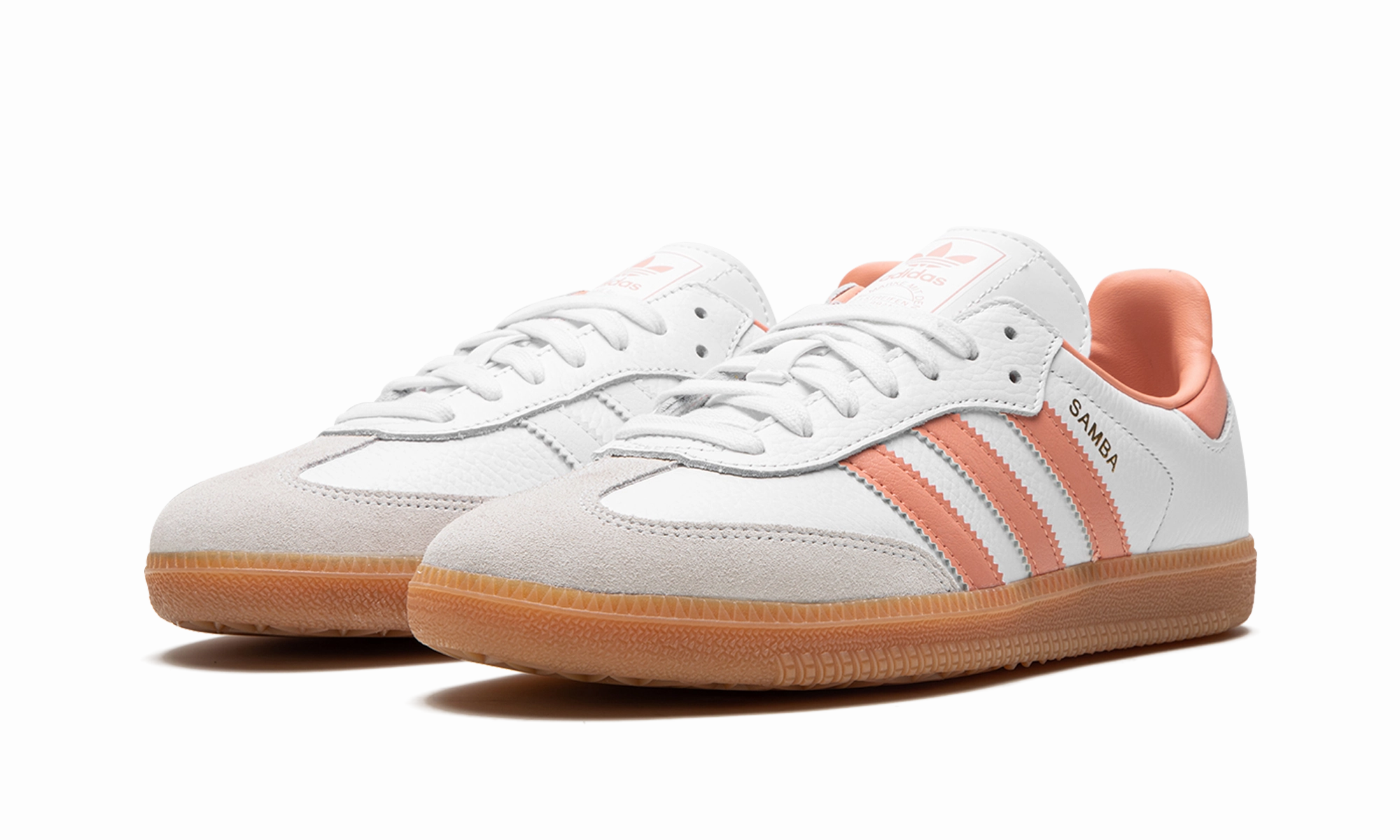 SAMBA OG WMNS "White / Wonder Clay" Travel Daily Indoor Friendly