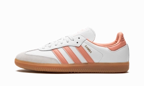 SAMBA OG WMNS "White / Wonder Clay" Elastic Gore Panels Breathable   lining