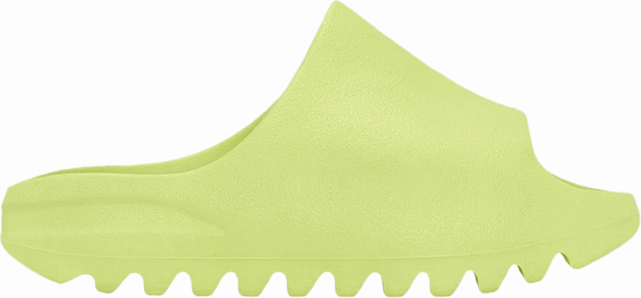 Yeezy Slide Kids 'Glow Green' 2022 - HQ4116 Style Core Woven Reinforcement