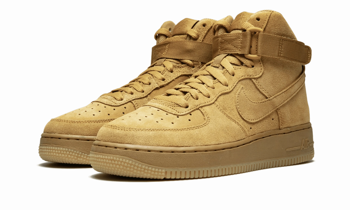 Gym Equipment Essential Look Air Force 1 High LV8 GS "Wheat"