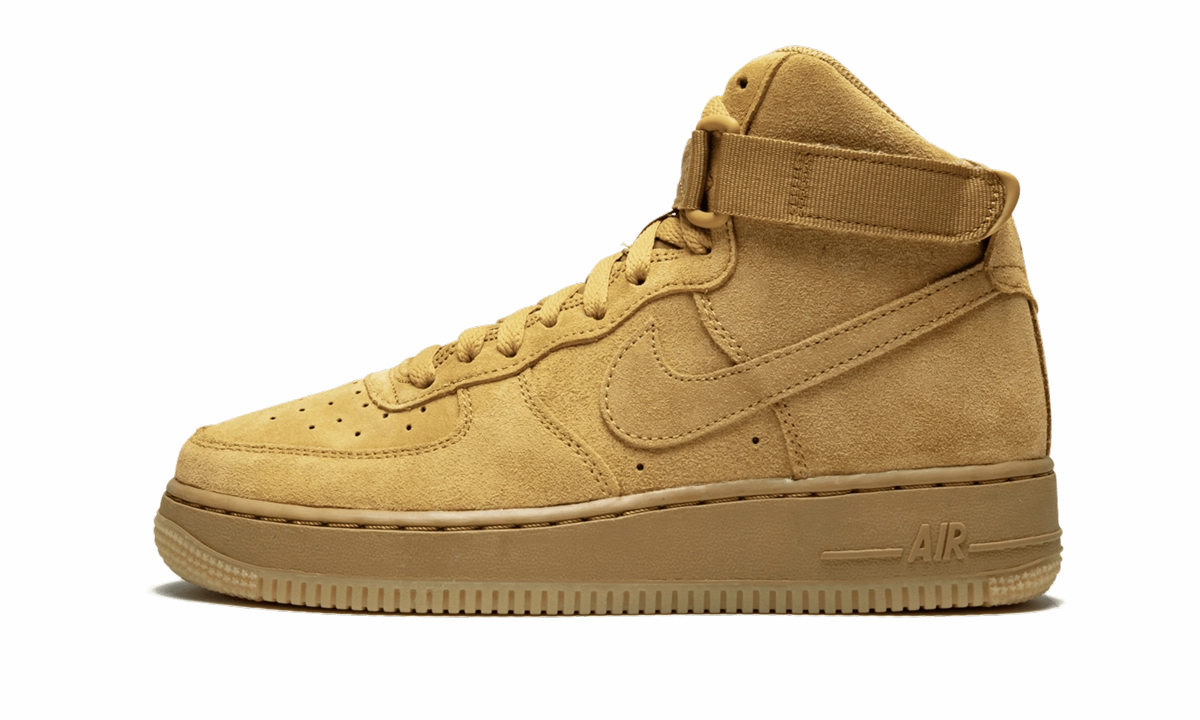 Clean Detail Casual Appeal Air Force 1 High LV8 GS "Wheat"