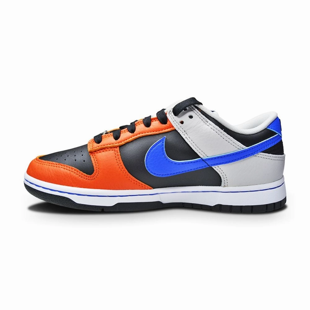 Mens Nike Dunk Low Retro EMB - DD3363 002 - Black Racer Blue Grey Fog Comfort support Fog Hike