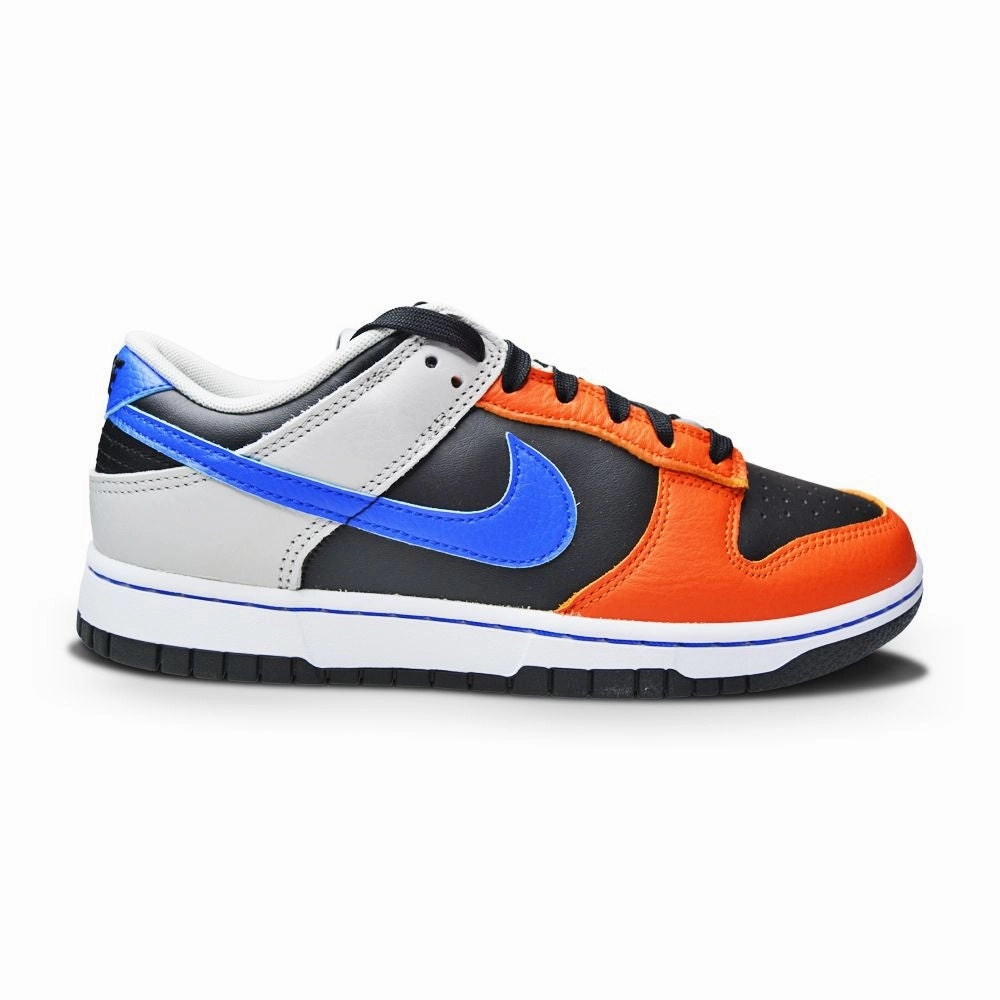 Odor Control Technology Mens Nike Dunk Low Retro EMB - DD3363 002 - Black Racer Blue Grey Fog