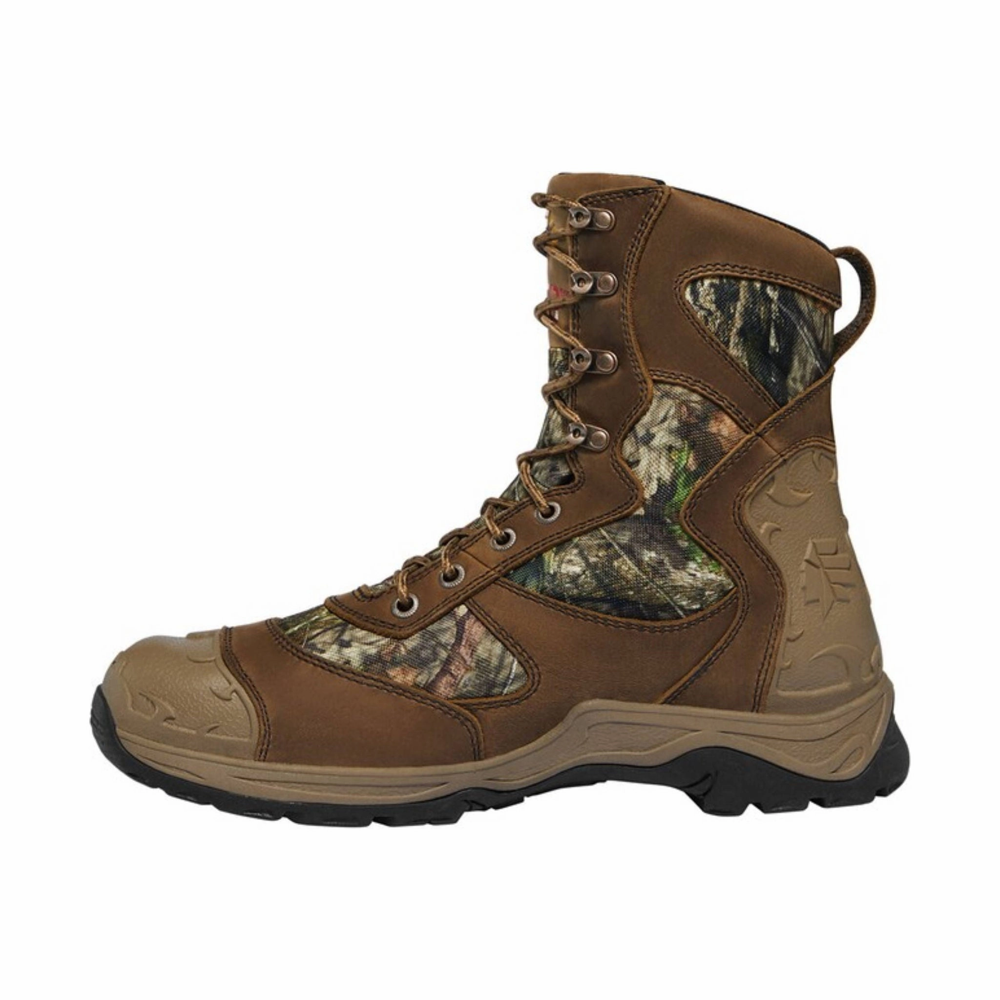 Lacrosse Men's Atlas 8 Inch Waterproof 1200G Insulated Hunting Boots - Mossy Oak Break-Up Country Feather Light Hiking Trails