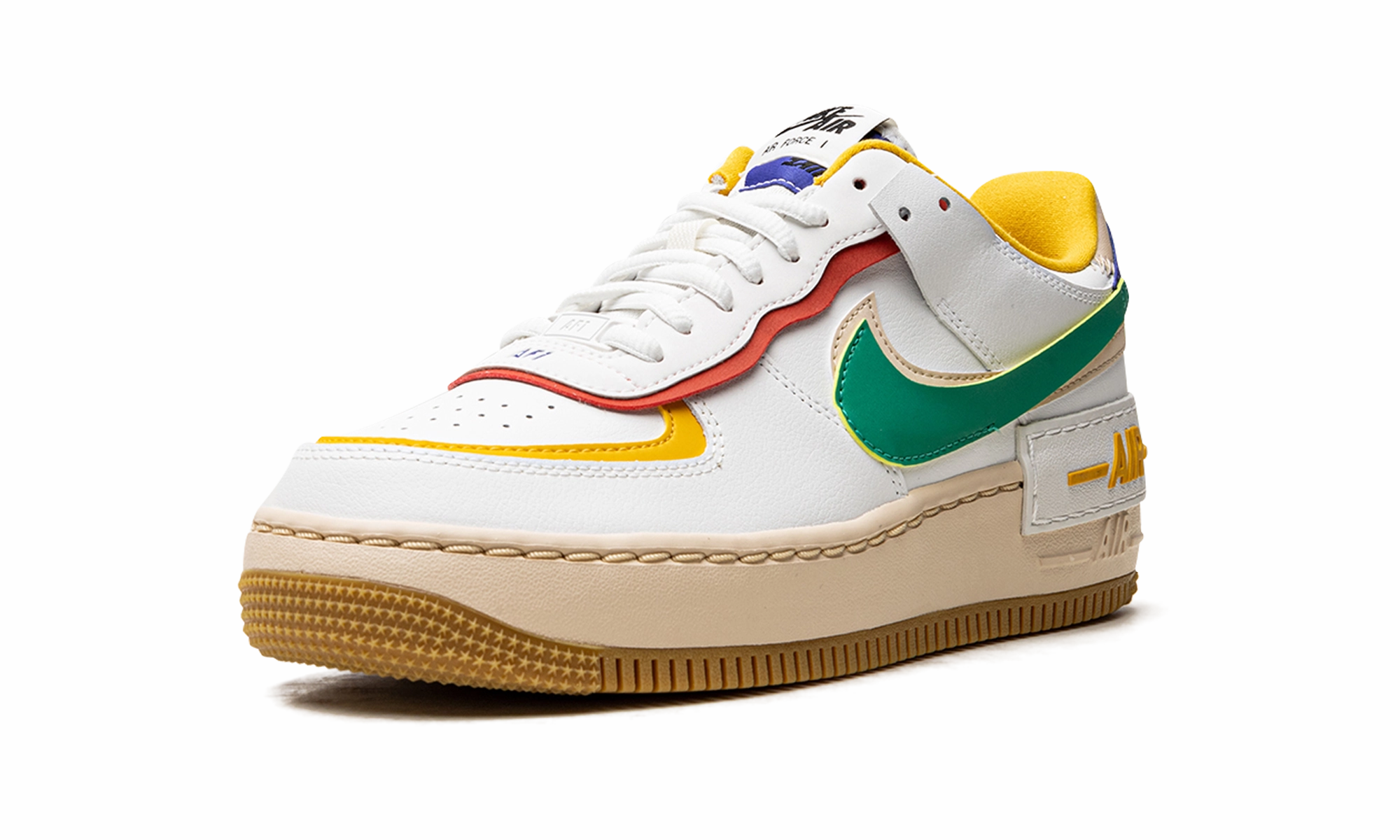 Lean Build Stain Resistant AIR FORCE 1 LO SHADO MNS WMNS "Summit White Neptune Green"