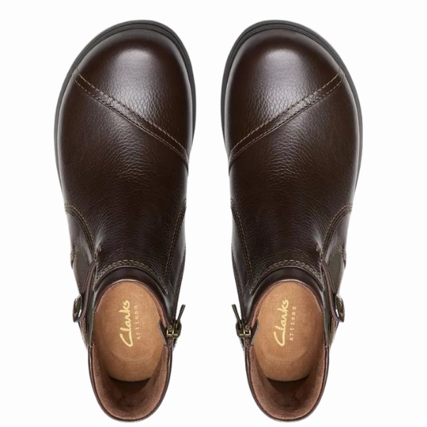 Clarks Women's Certina Joy Wide Brown Music Festival