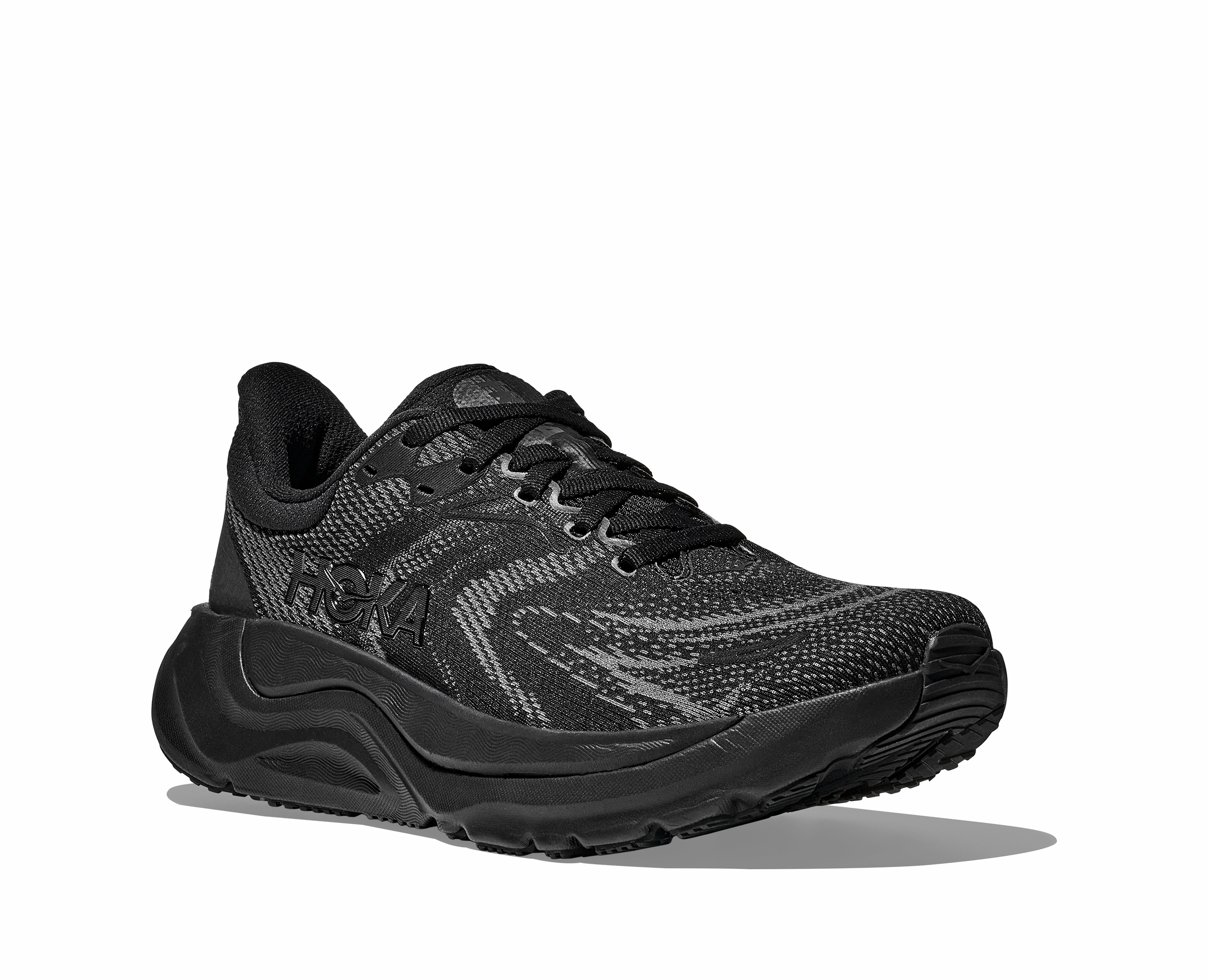 Women's Arahi 8 - Black / Black Sleek Comfort