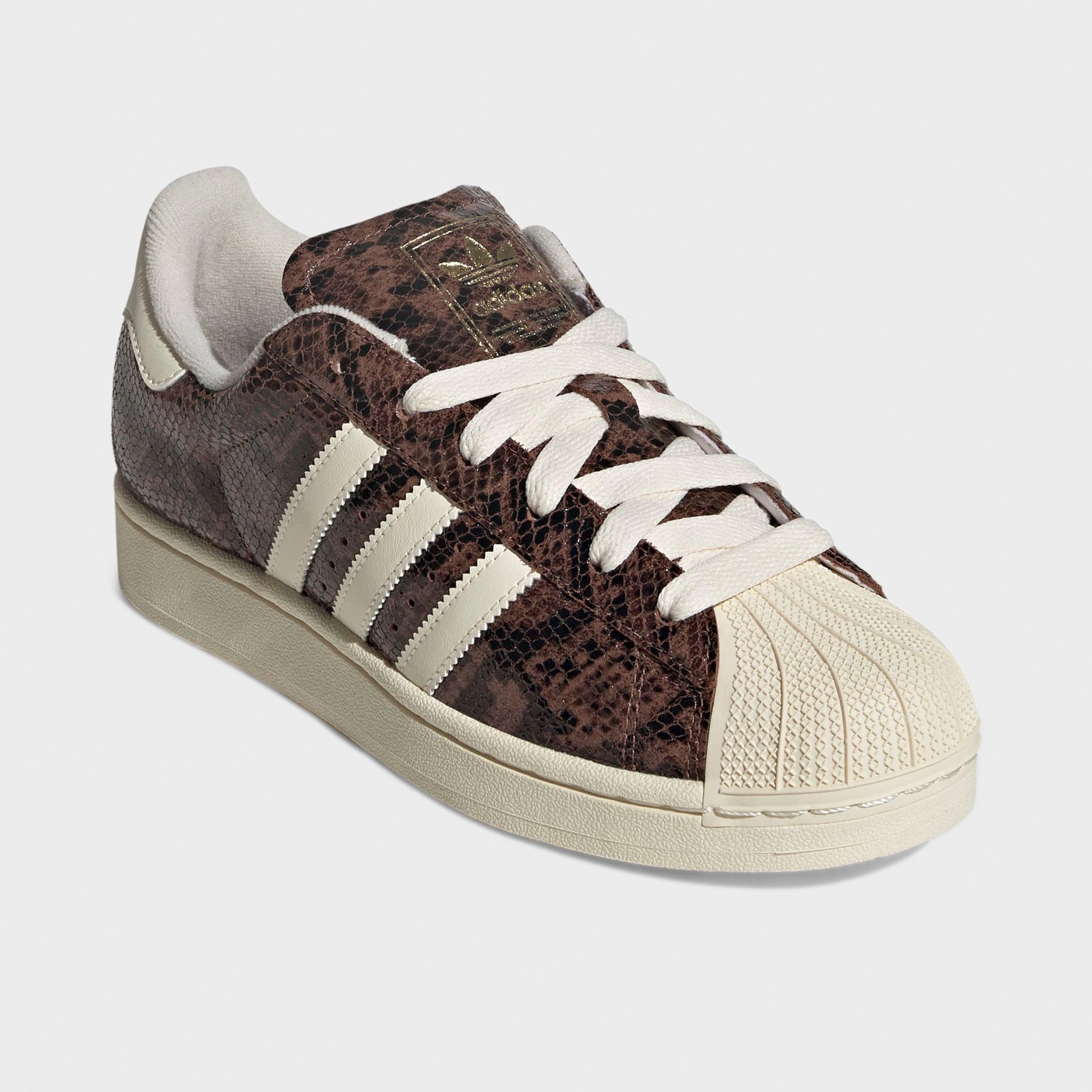 Well   Made Anti Microbial Treatment adidas Women's Superstar II Preloved Brown / Cream White