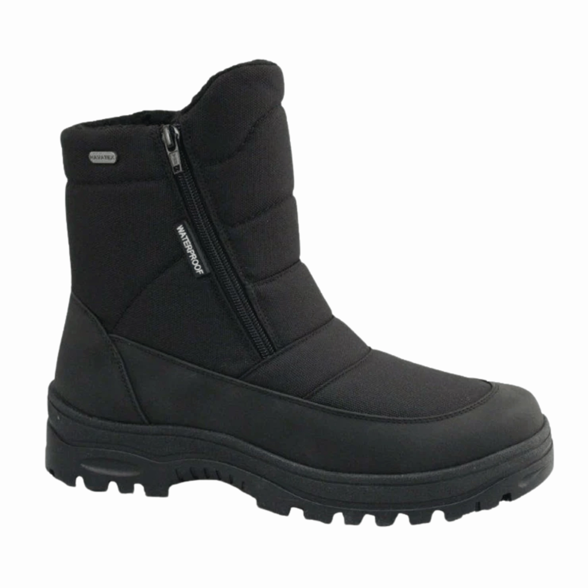 Navatex Men's Hector Winter Boots - Black Stable Fit Modern