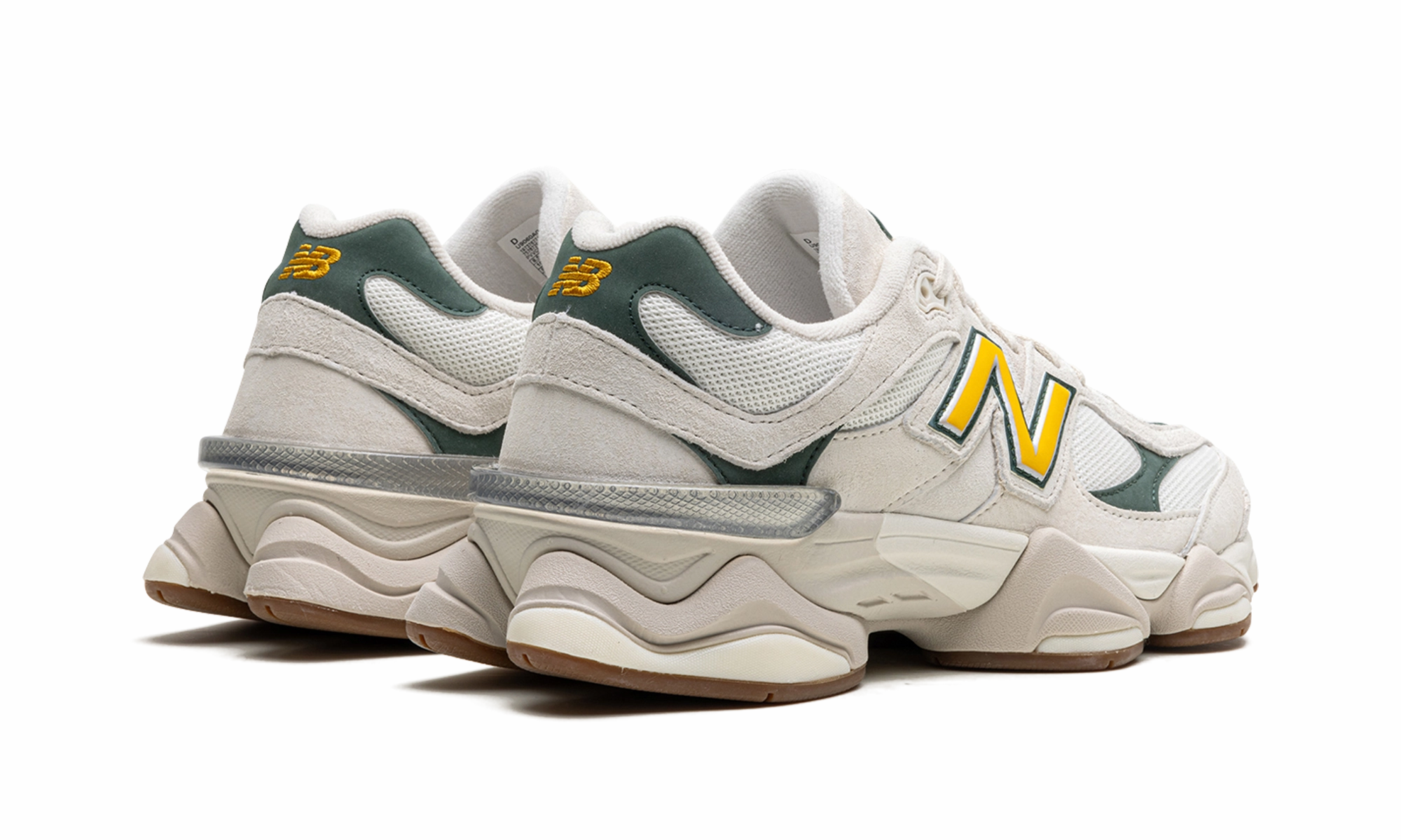 9060 "White Green" air - filled - feature shoes