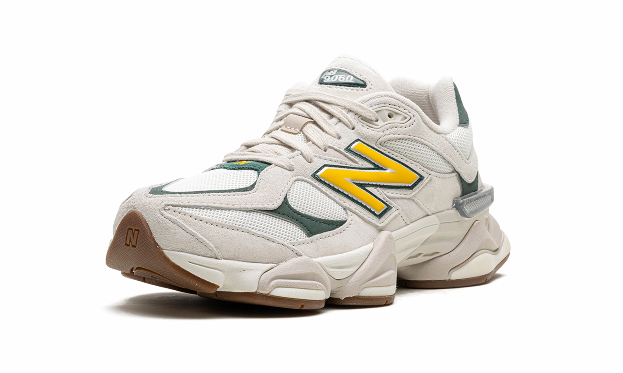 9060 "White Green" zero - drop - feature shoes