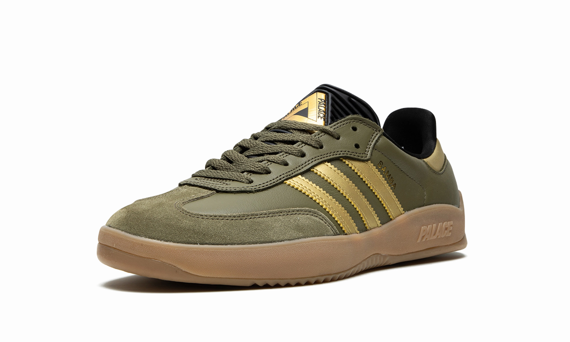 Puig Samba "Palace - Olive Gold" Stylish Upper