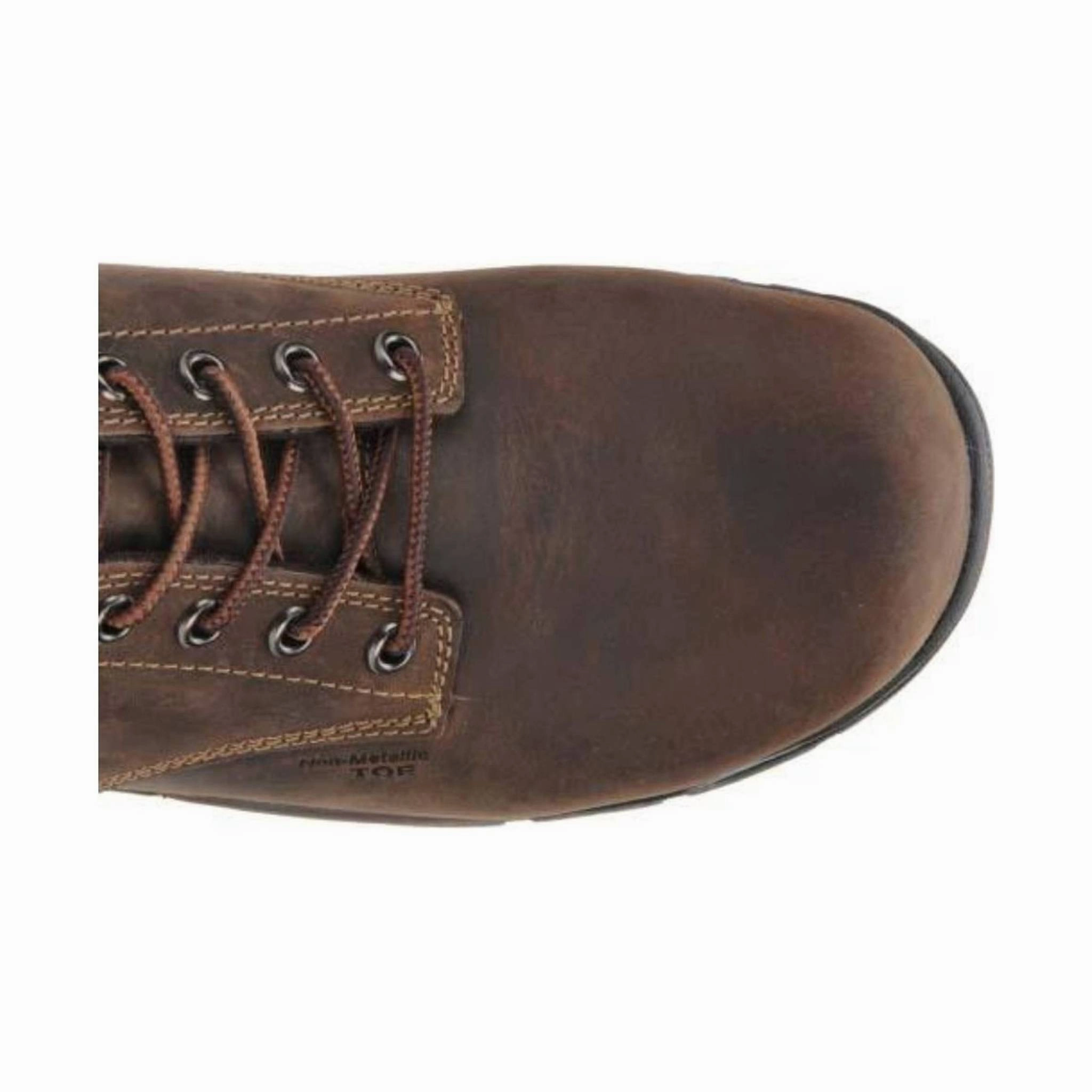 Ergonomic Footbed Impact Diffusion Layer Carolina Men's Bruno Hi 8 Inch Composite Toe Waterproof Boot - Brown